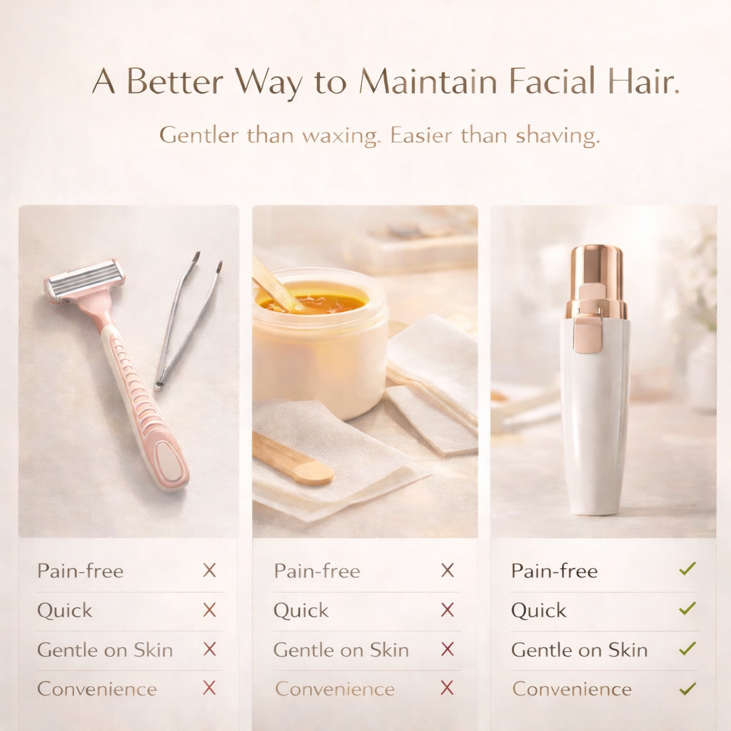 PureTrim™ 2-in-1 Facial Hair Remover